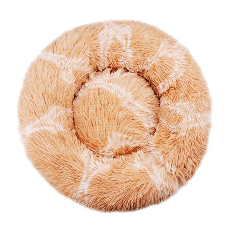 Fluffy Round Pet Bed
