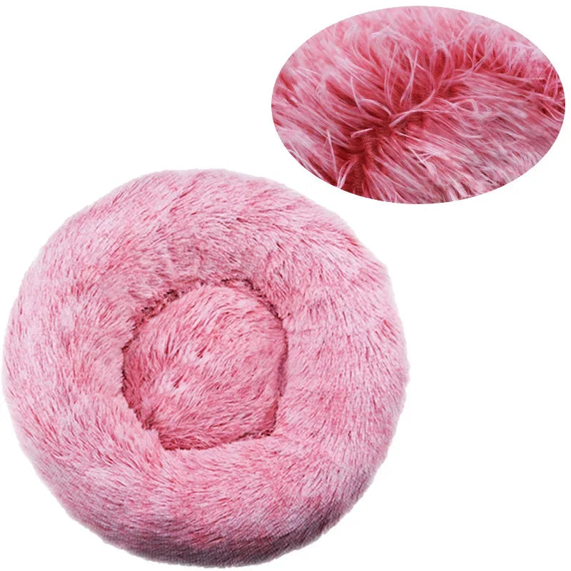 Fluffy Round Pet Bed