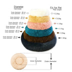 Fluffy Round Pet Bed