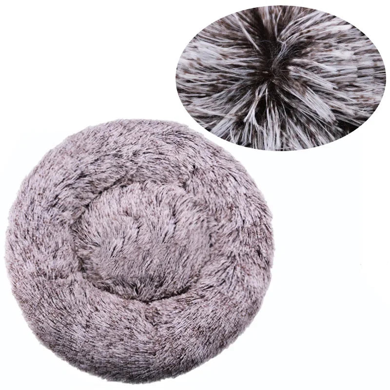 Fluffy Round Pet Bed