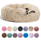 Fluffy Round Pet Bed