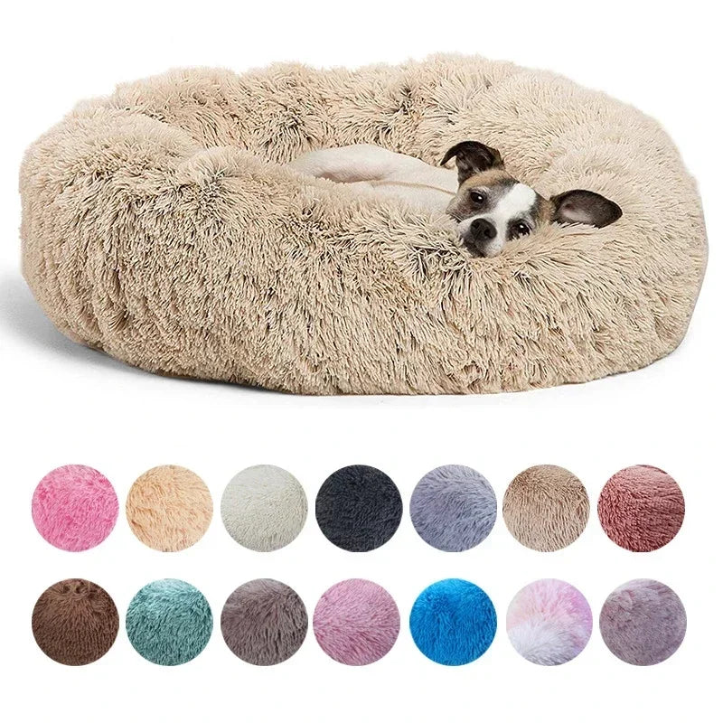Fluffy Round Pet Bed
