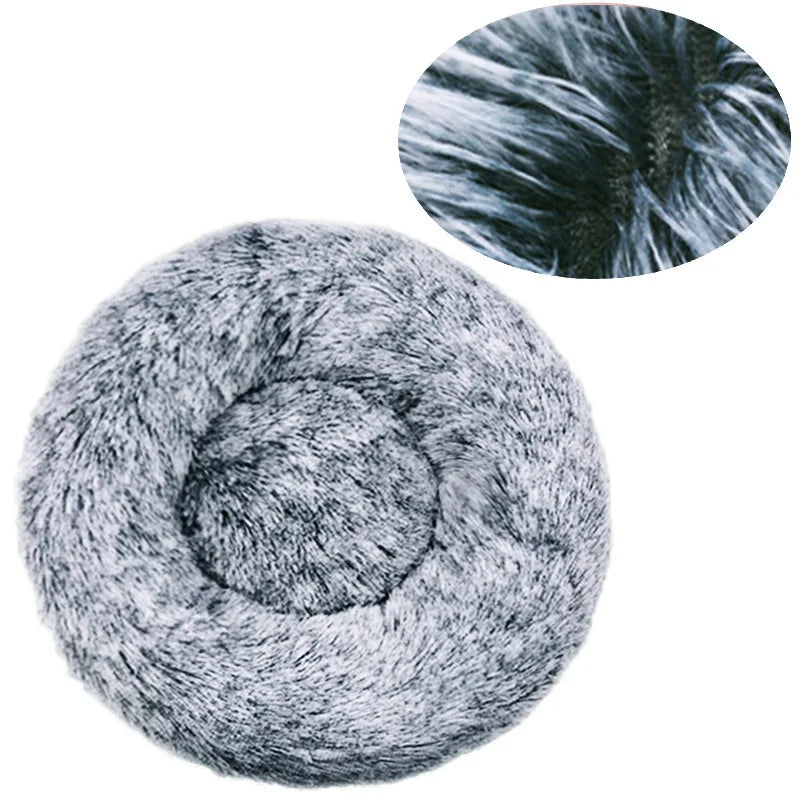 Fluffy Round Pet Bed