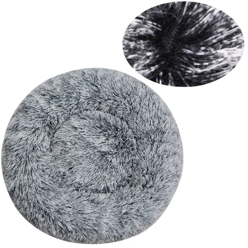 Fluffy Round Pet Bed