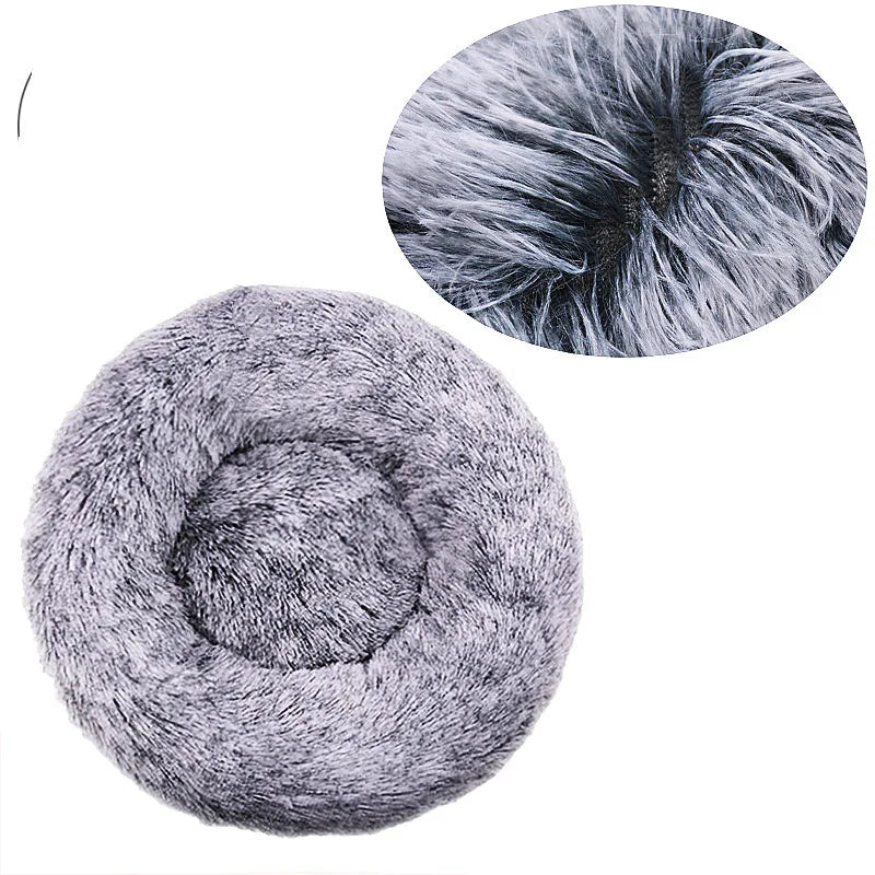 Fluffy Round Pet Bed