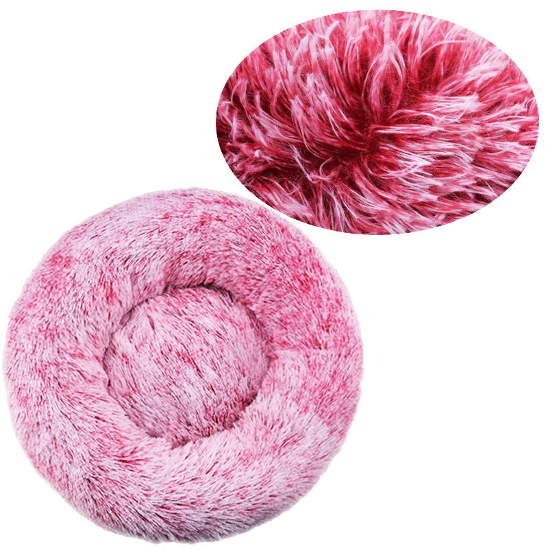 Fluffy Round Pet Bed