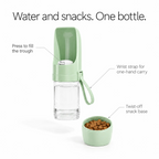 2-in-1 Food & Water Bottle